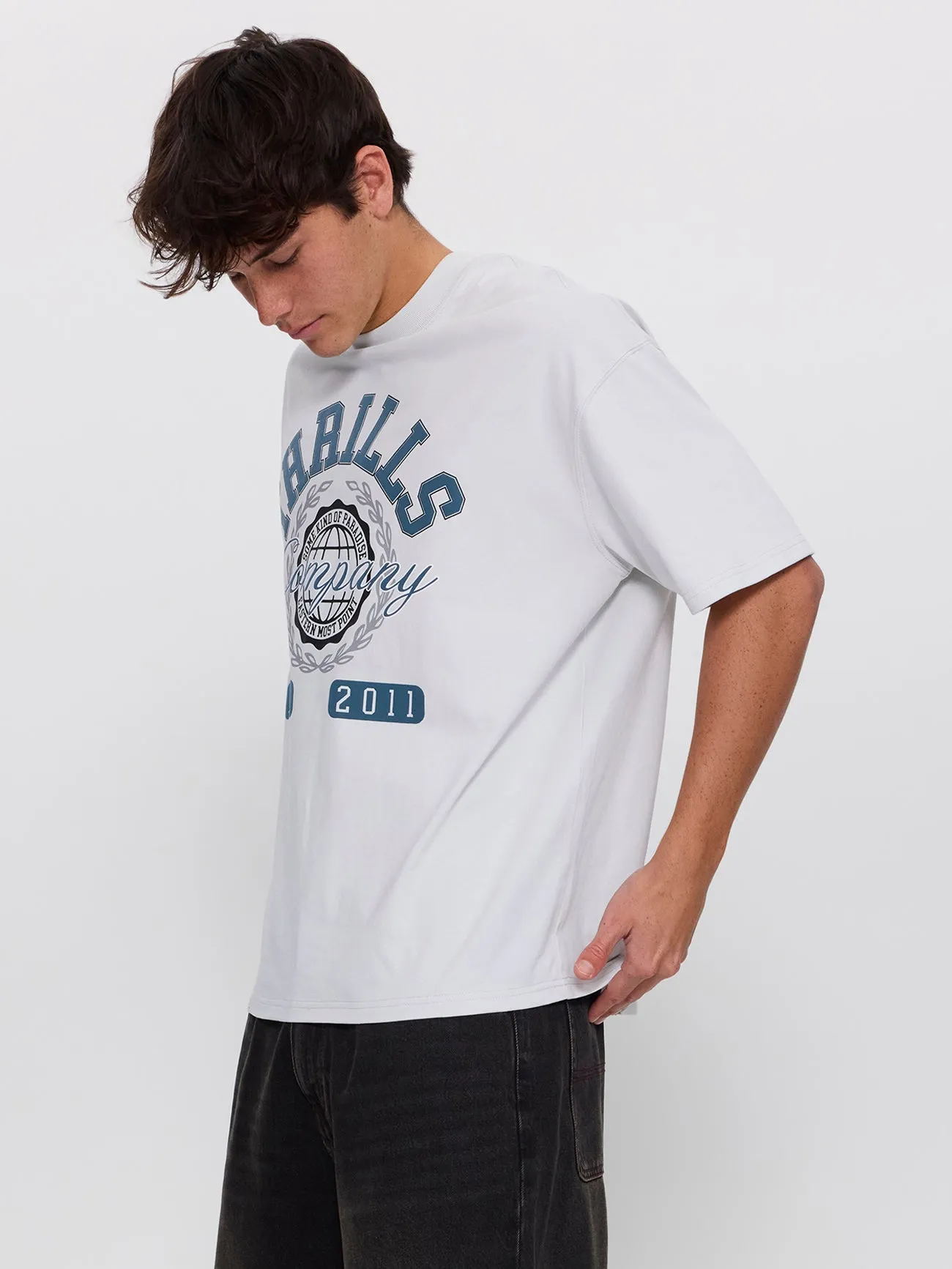 Best in the East Box Fit Oversize Tee - Cool Grey sold by Thrills product image thumbnail 3