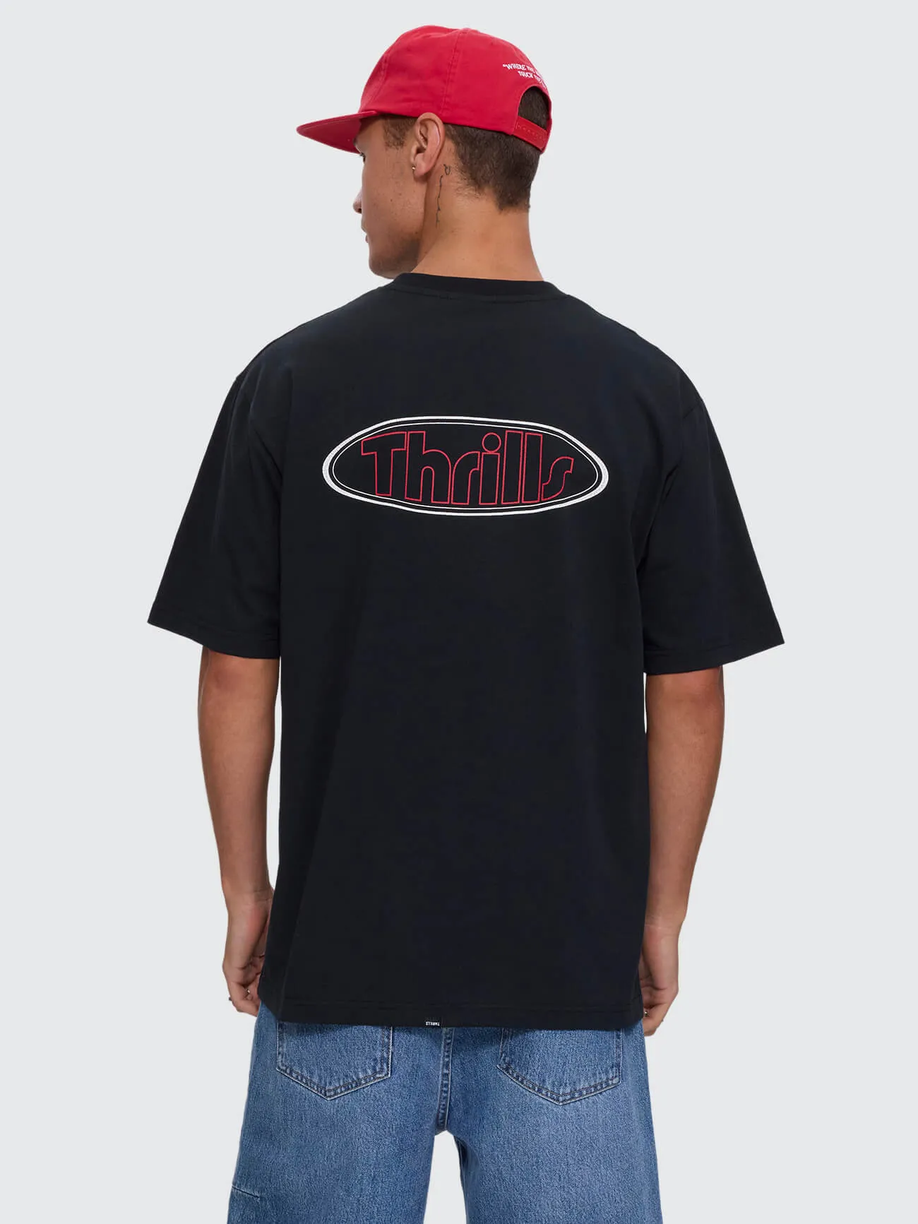 Val for the Win Oversize Fit Tee - Faded Black sold by Thrills product image thumbnail 3
