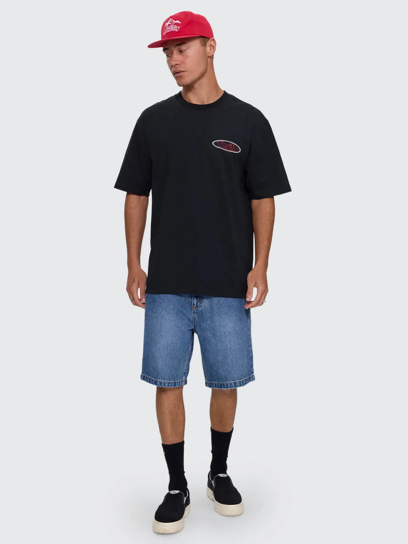 Val for the Win Oversize Fit Tee - Faded Black sold by Thrills product image thumbnail 5