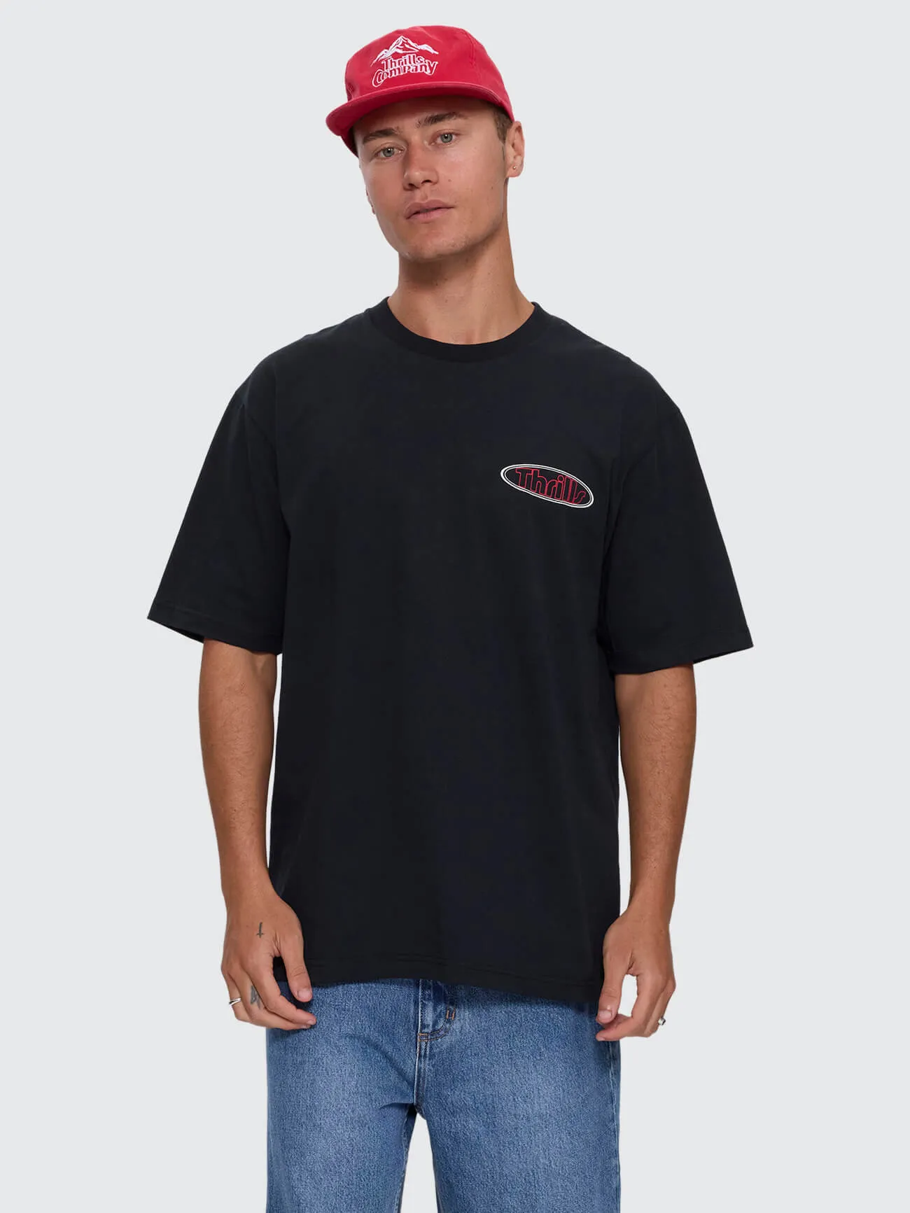 Val for the Win Oversize Fit Tee - Faded Black sold by Thrills