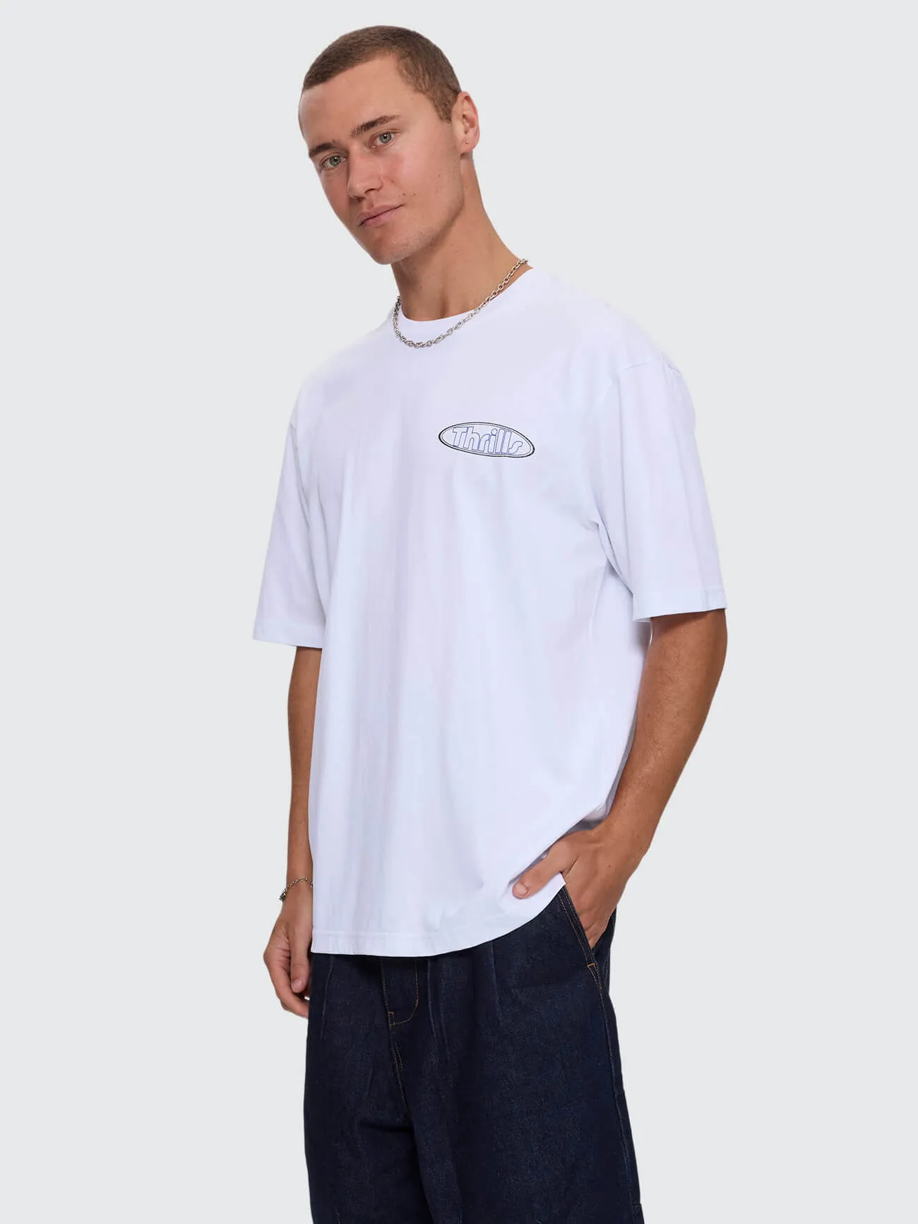 Val for the Win Oversize Fit Tee - White sold by Thrills product image thumbnail 2