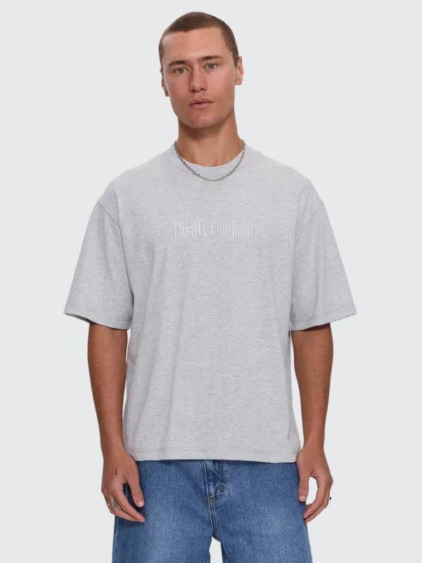 Primitive Thrills Box Crop Tee - Snow Marle made by Thrills