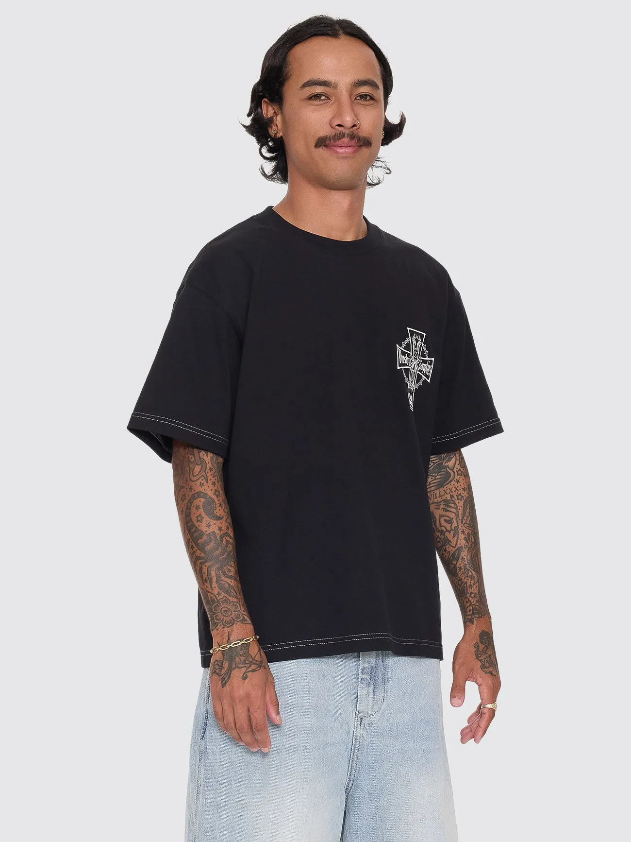 Iron Bite Tee - Black sold by Thrills product image thumbnail 4