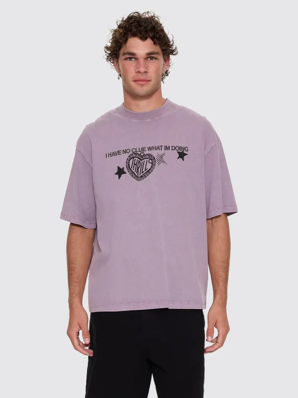 No Clue Box Crop Tee - Nirvana made by Thrills