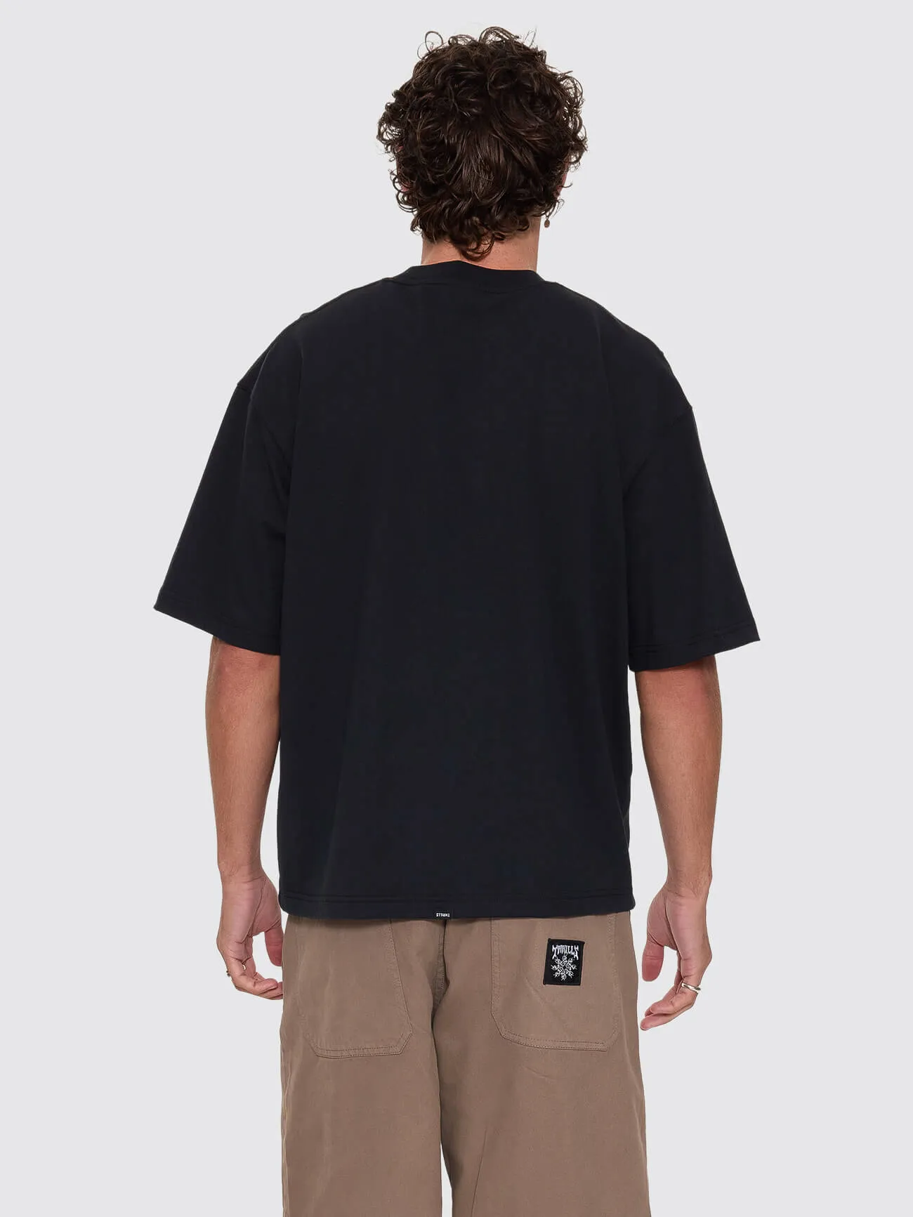 Heater Box Crop Tee - Washed Black sold by Thrills product image thumbnail 4