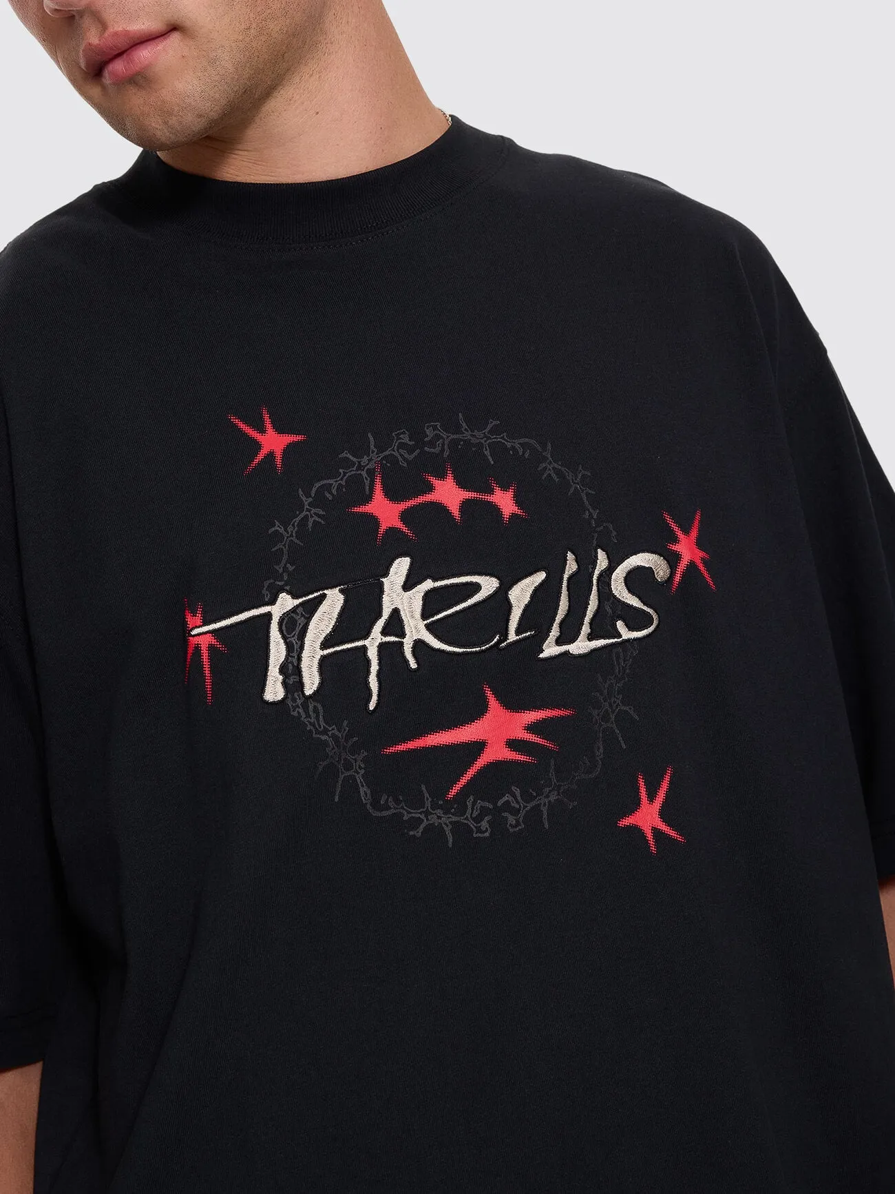 Heater Box Crop Tee - Washed Black sold by Thrills product image thumbnail 2