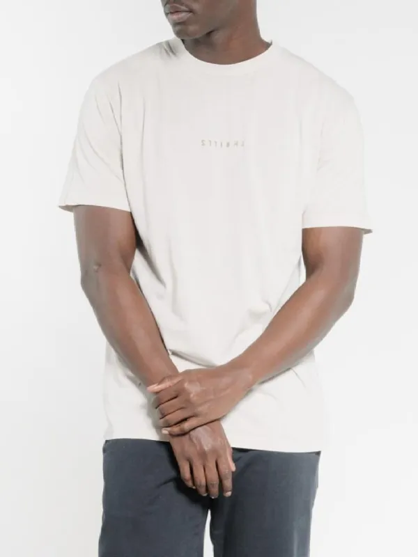 Minimal Thrills Merch Fit Tee - Cement sold by Thrills