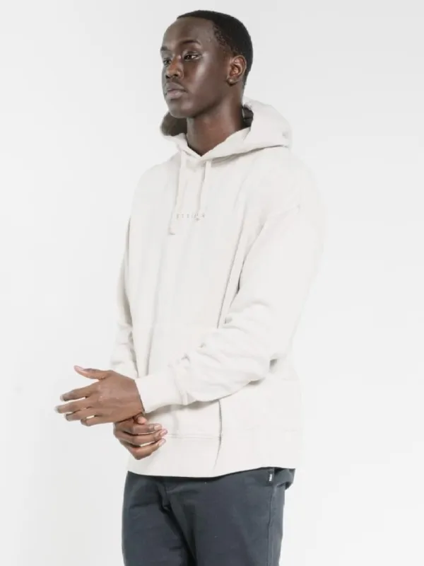 Minimal Thrills Slouch Pull On Hood - Cement sold by Thrills