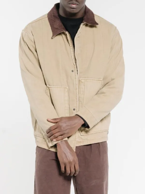 Carpenter Jacket - Washed Tan sold by Thrills