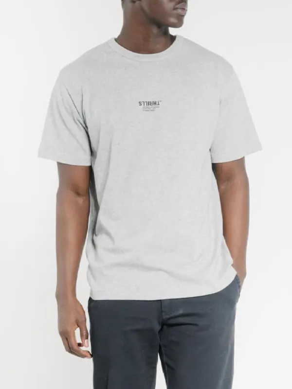 Thrills Stencil Merch Fit Tee - Grey Marle sold by Thrills