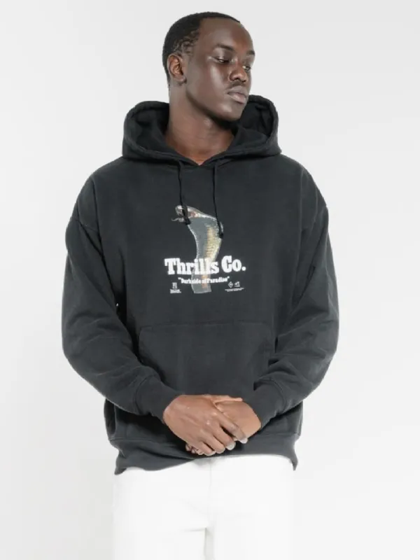 Darkside Slouch Pull On Hood - Black sold by Thrills