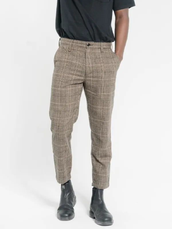 Liberated Chopped Chino - Brown sold by Thrills