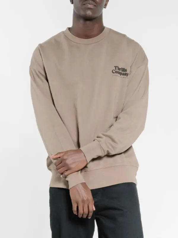 Company Pinline Stack Slouch Fit Crew - Desert sold by Thrills