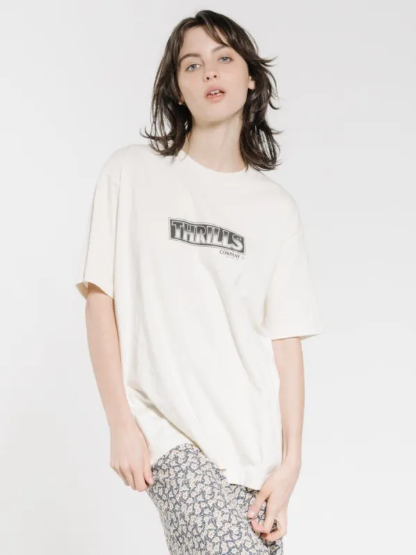 Friz Block Merch Fit Tee - Unbleached sold by Thrills