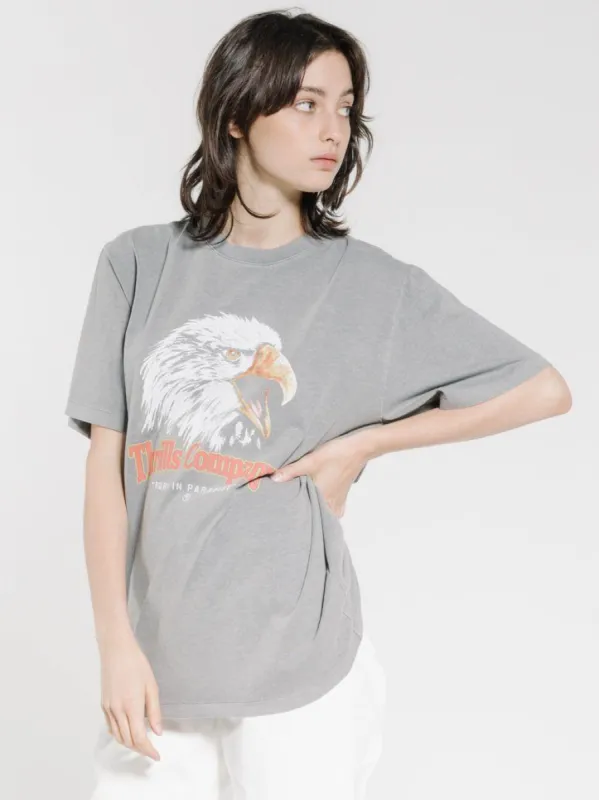 Pierce Merch Fit Tee - Washed Grey sold by Thrills