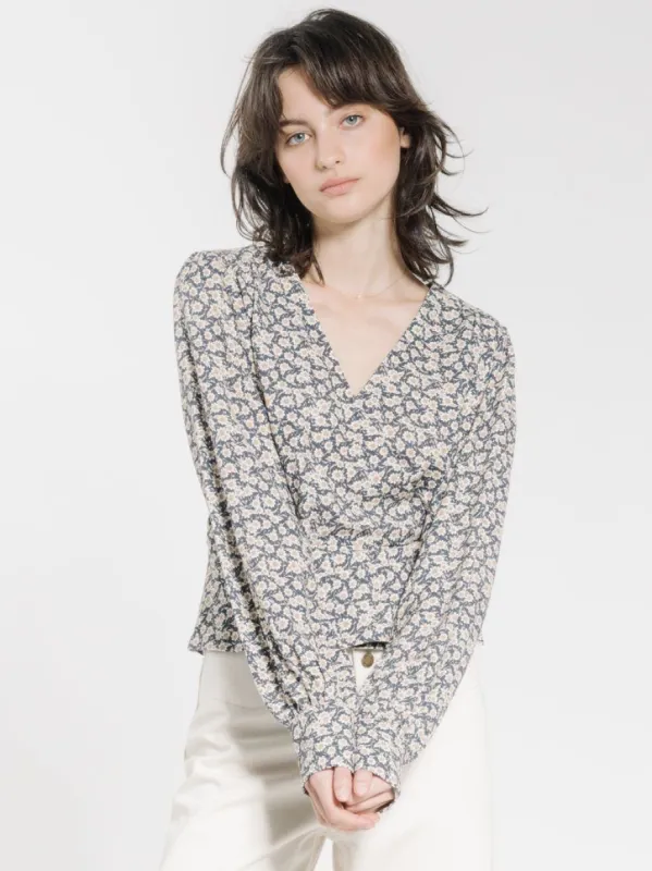 Arnica Blouse - Navy made by Thrills