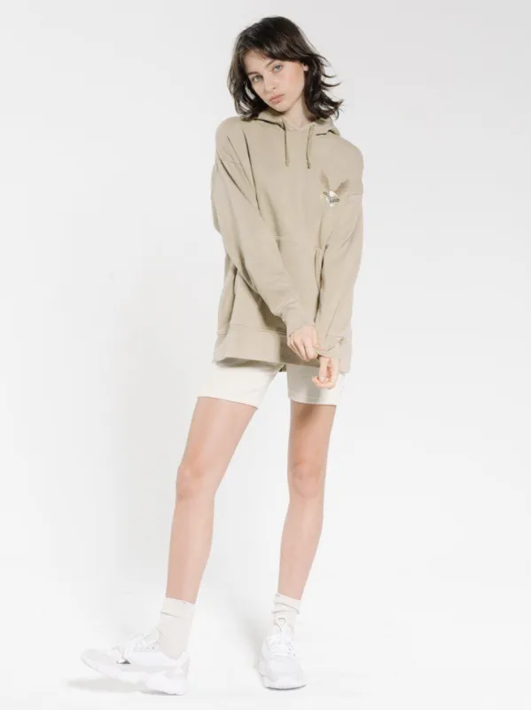 Troubled Paradise Slouch Hood - Washed Tan sold by Thrills