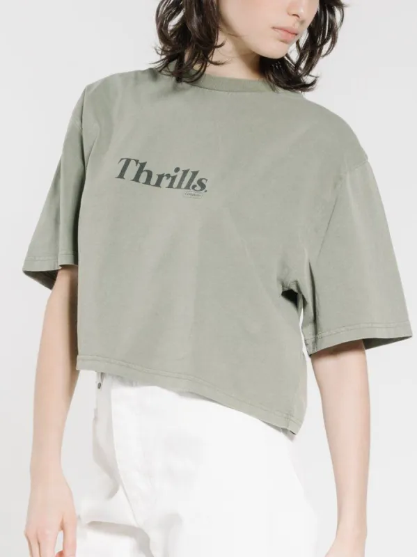 Enchantment Merch Fit Crop Tee - Army Green sold by Thrills