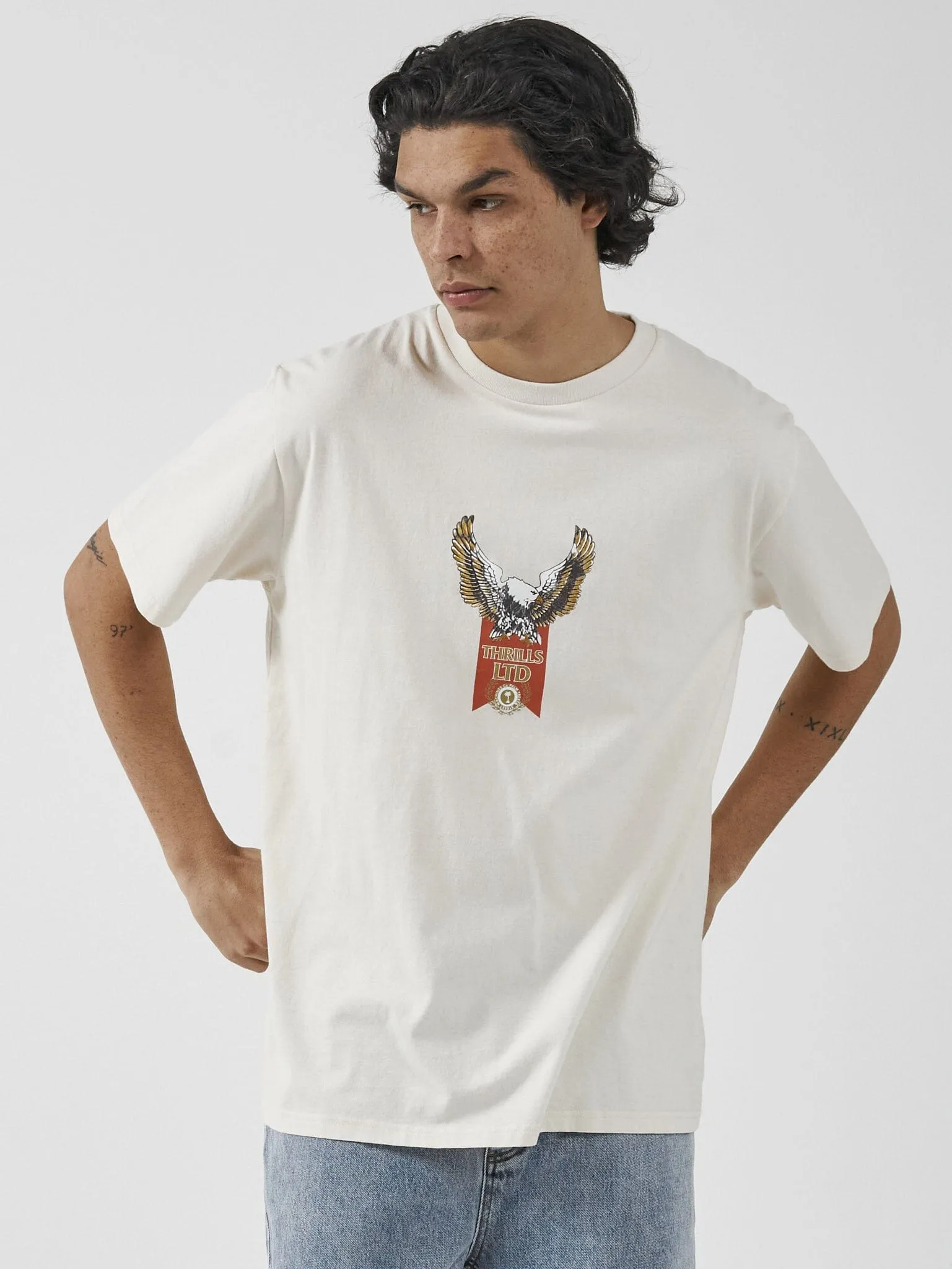 All For One Merch Fit Tee - Heritage White sold by Thrills