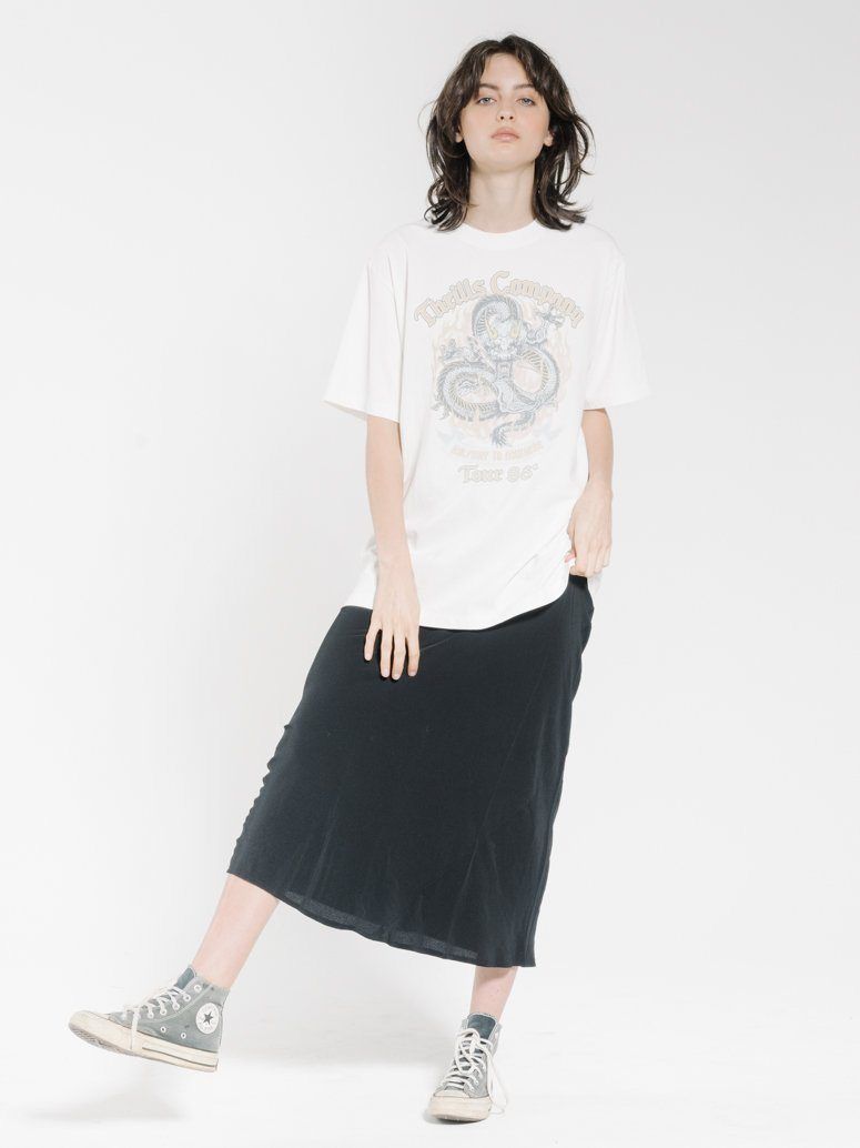 Spliced Bias Skirt - Black sold by Thrills product image thumbnail 3