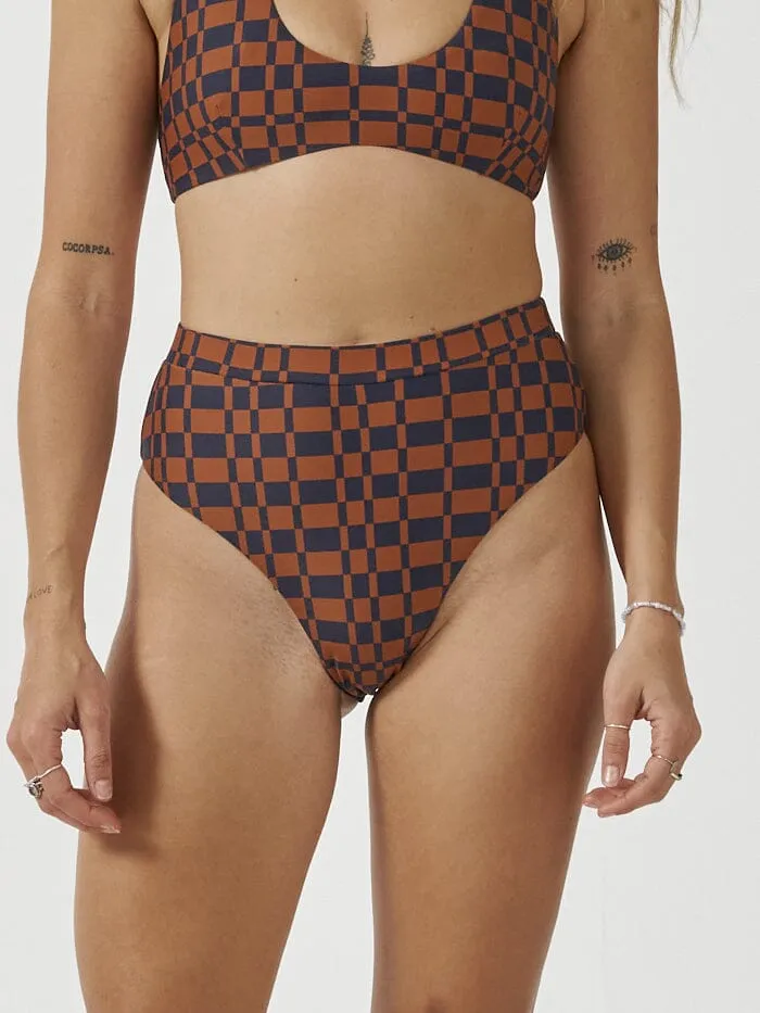 Revel High Cut Bikini Bottom - Navy sold by Thrills product image thumbnail 3