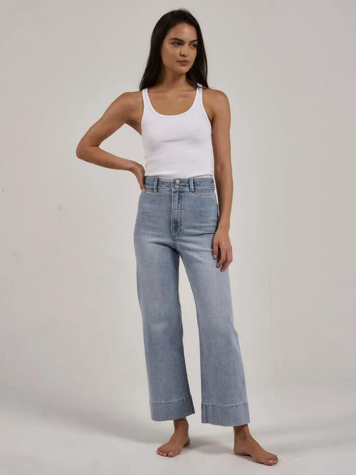 Belle Stretch Jean - Ash Blue sold by Thrills