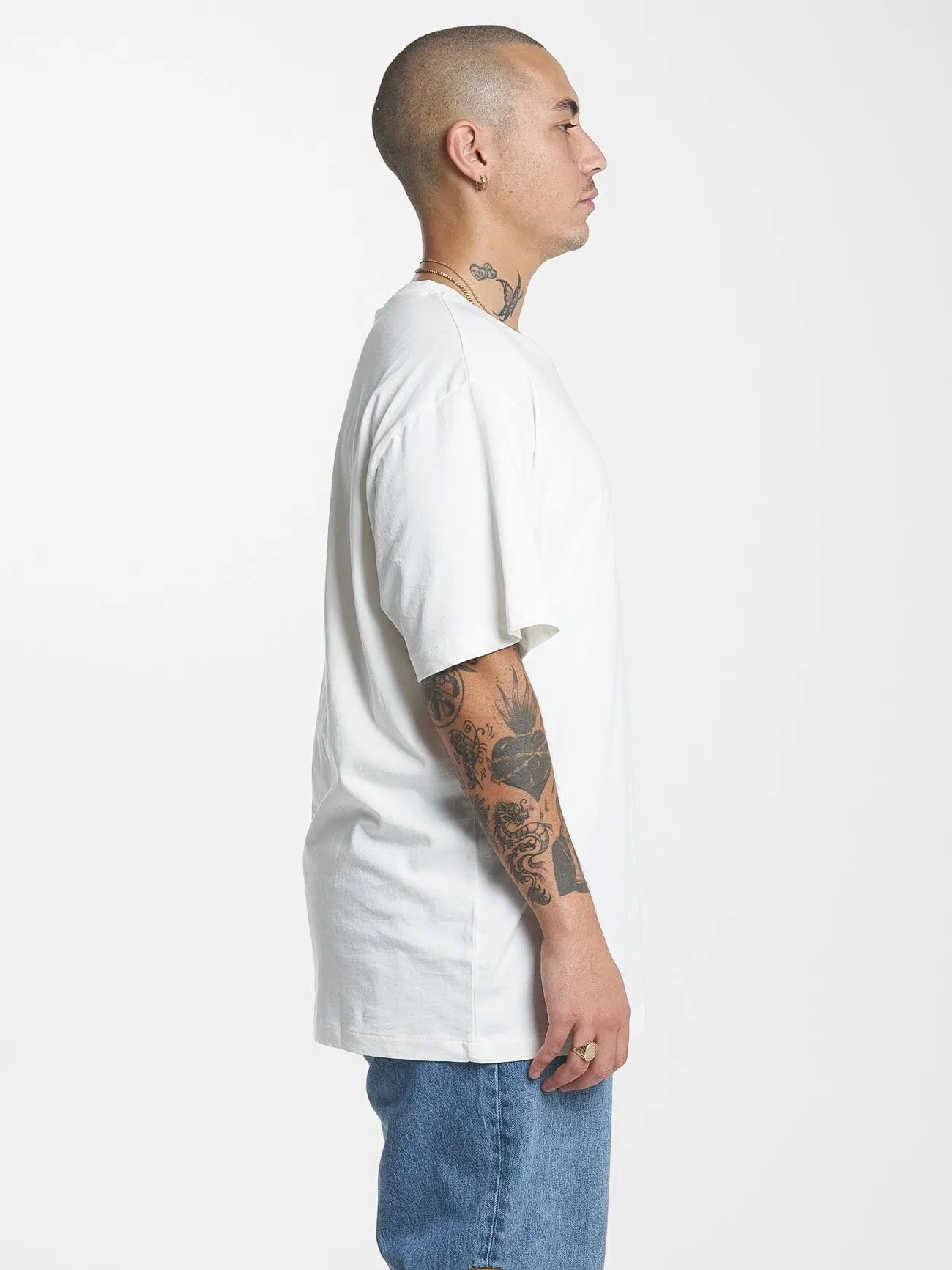 Minimal Thrills Merch Fit Tee - Tofu sold by Thrills product image thumbnail 4