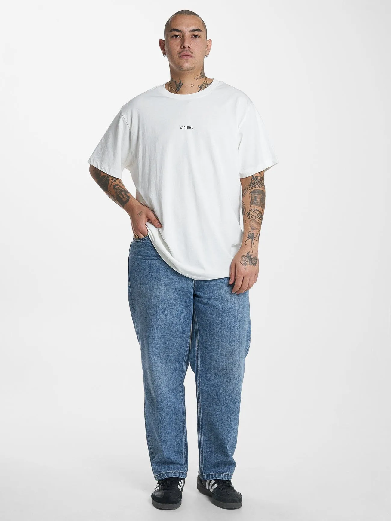 Minimal Thrills Merch Fit Tee - Tofu sold by Thrills product image thumbnail 5