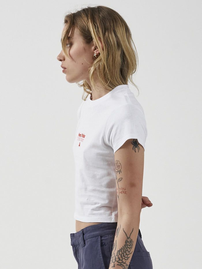 Hard Yakka x Thrills Mini Fit Tee - White sold by Thrills product image thumbnail 4