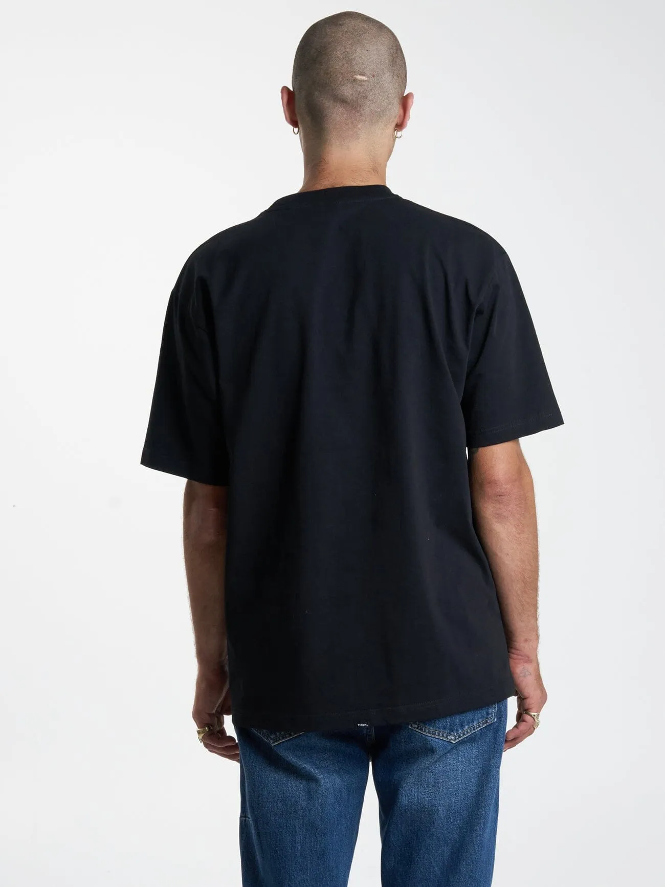 Thrills Union Oversize Fit Pocket Tee - Black sold by Thrills product image thumbnail 2