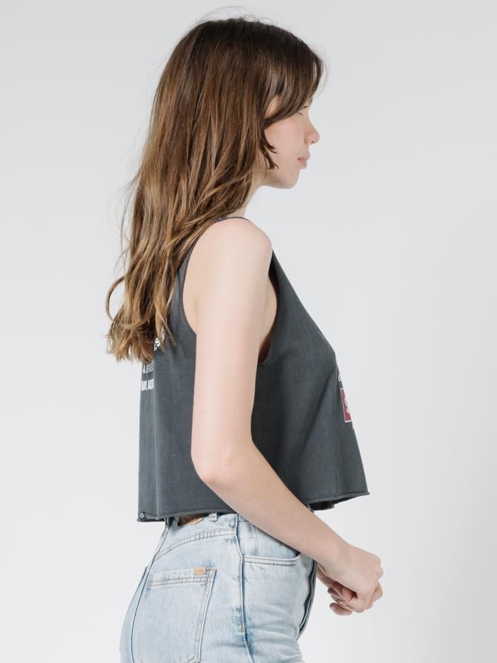 Thrills Garage Crop Muscle - Merch Black sold by Thrills product image thumbnail 3