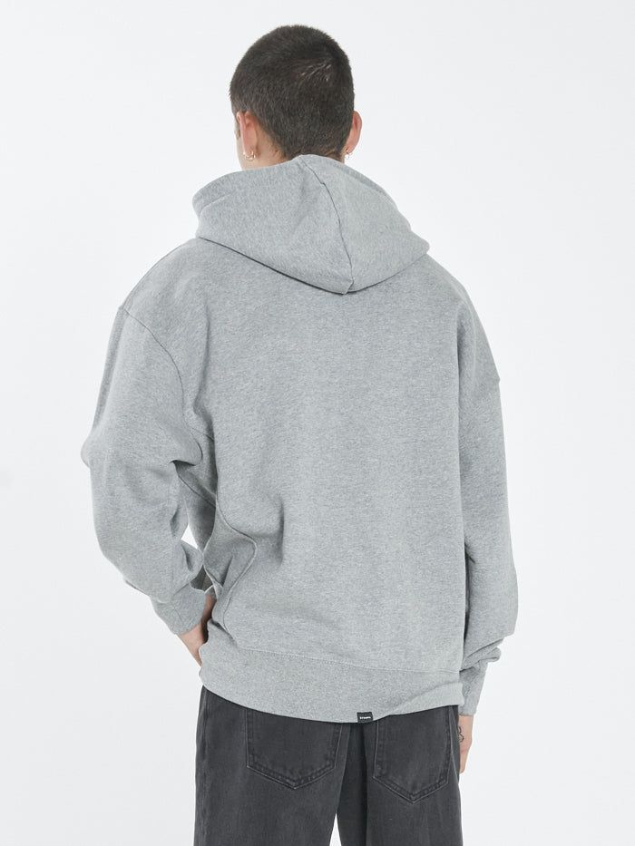 Knights Slouch Pull On Hood - Grey Marle sold by Thrills product image thumbnail 2