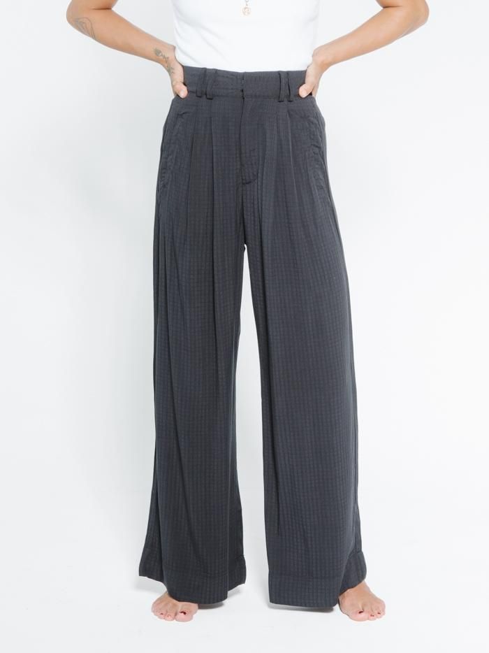 Windowpane Muse Pant - Washed Black sold by Thrills product image thumbnail 4