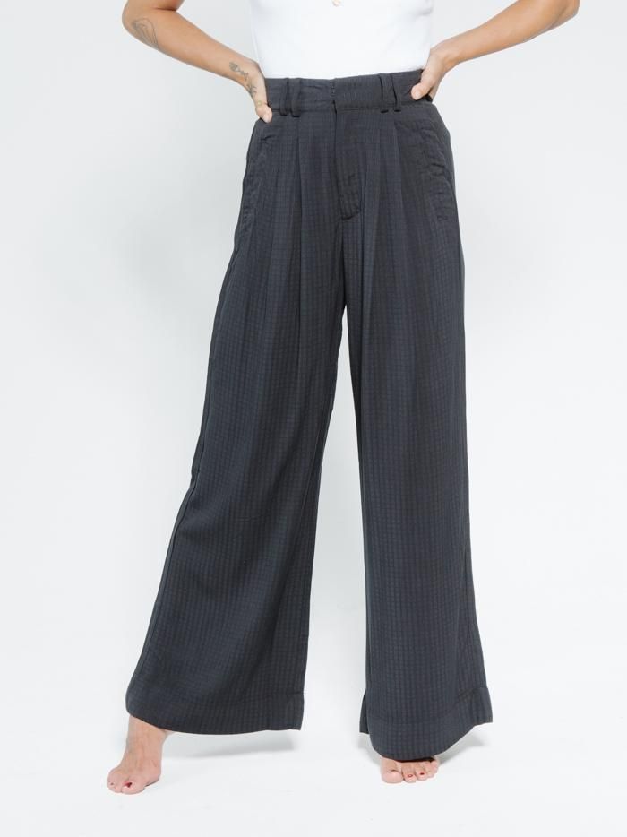 Windowpane Muse Pant - Washed Black sold by Thrills product image thumbnail 3