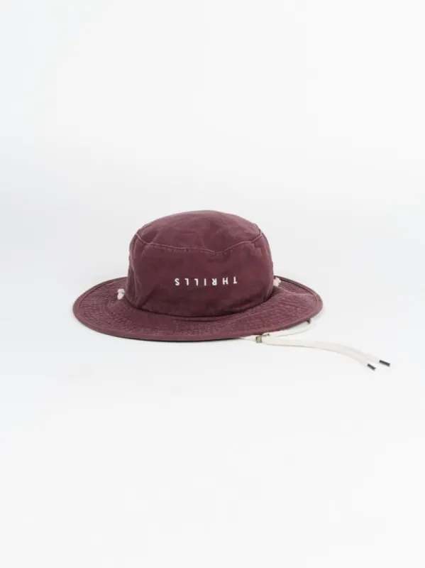Minimal Thrills Boonie Hat - Blood Red sold by Thrills