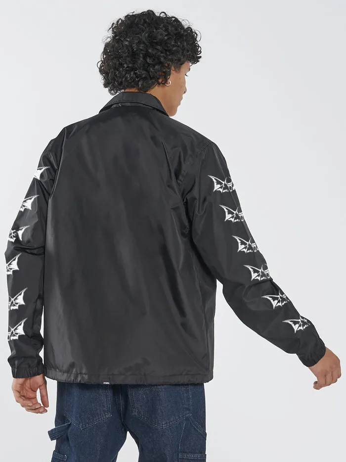 Odditty Coaches Jacket - Black sold by Thrills product image thumbnail 2