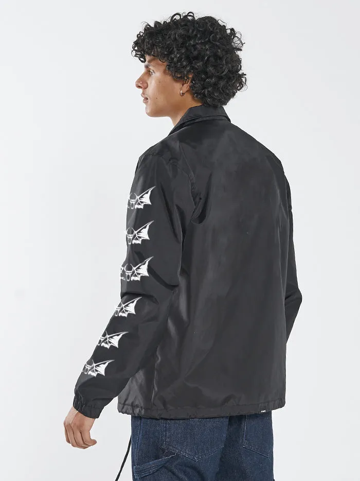 Odditty Coaches Jacket - Black sold by Thrills product image thumbnail 3