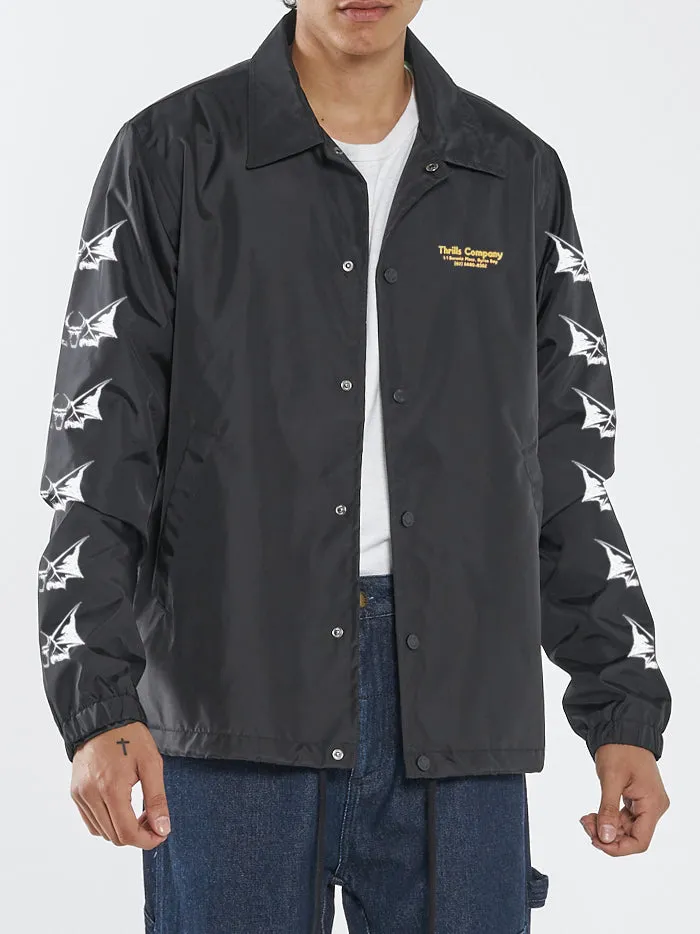 Odditty Coaches Jacket - Black sold by Thrills product image thumbnail 5