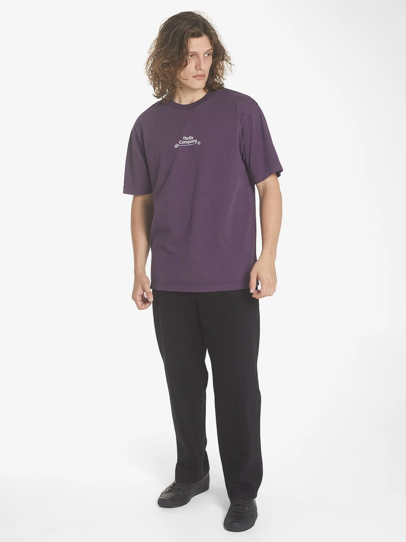 Professional Peace Oversize Fit Tee - Purple Pennant sold by Thrills product image thumbnail 5