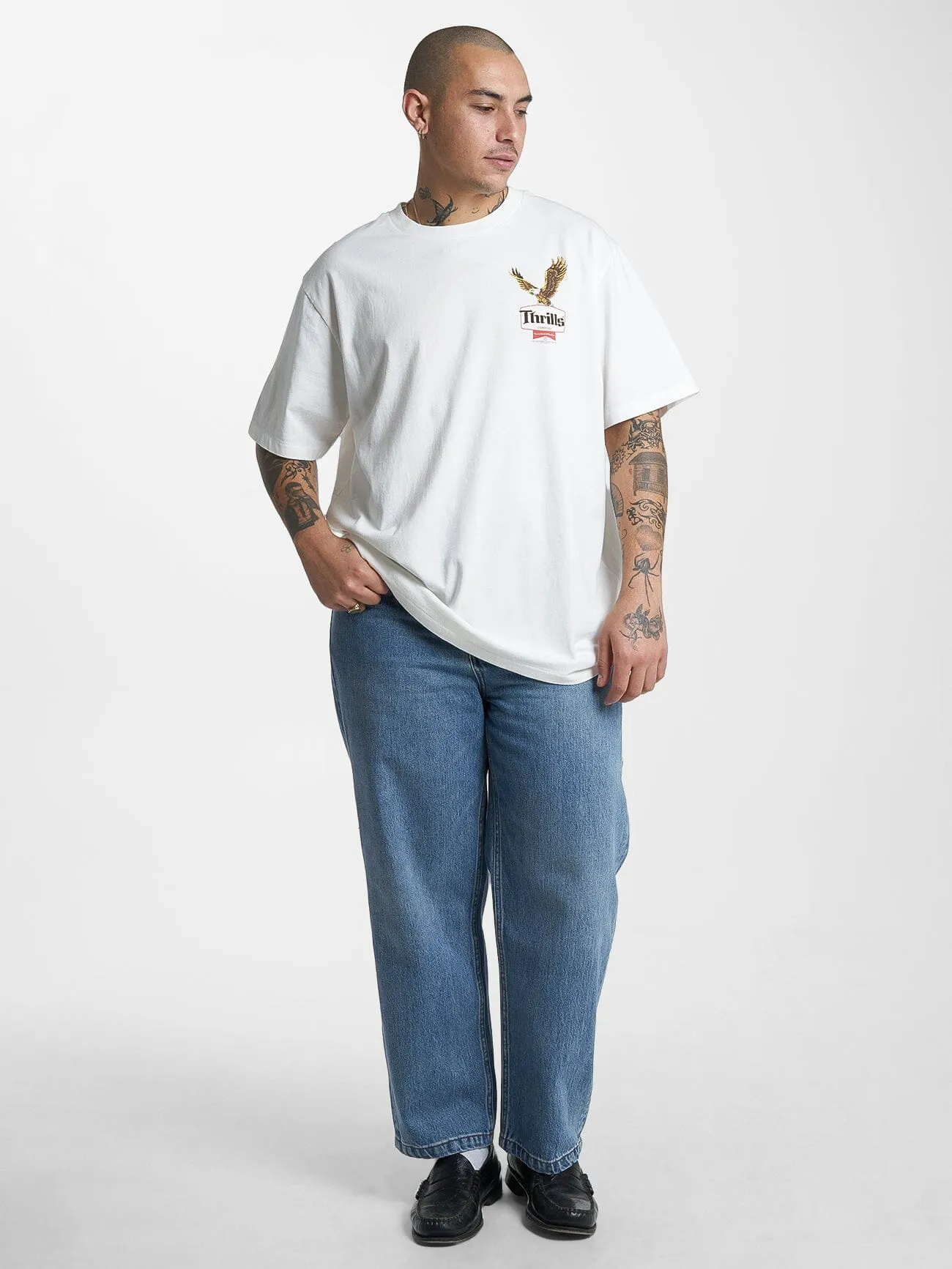 Unbreakable Merch Fit Tee - Dirty White sold by Thrills product image thumbnail 5