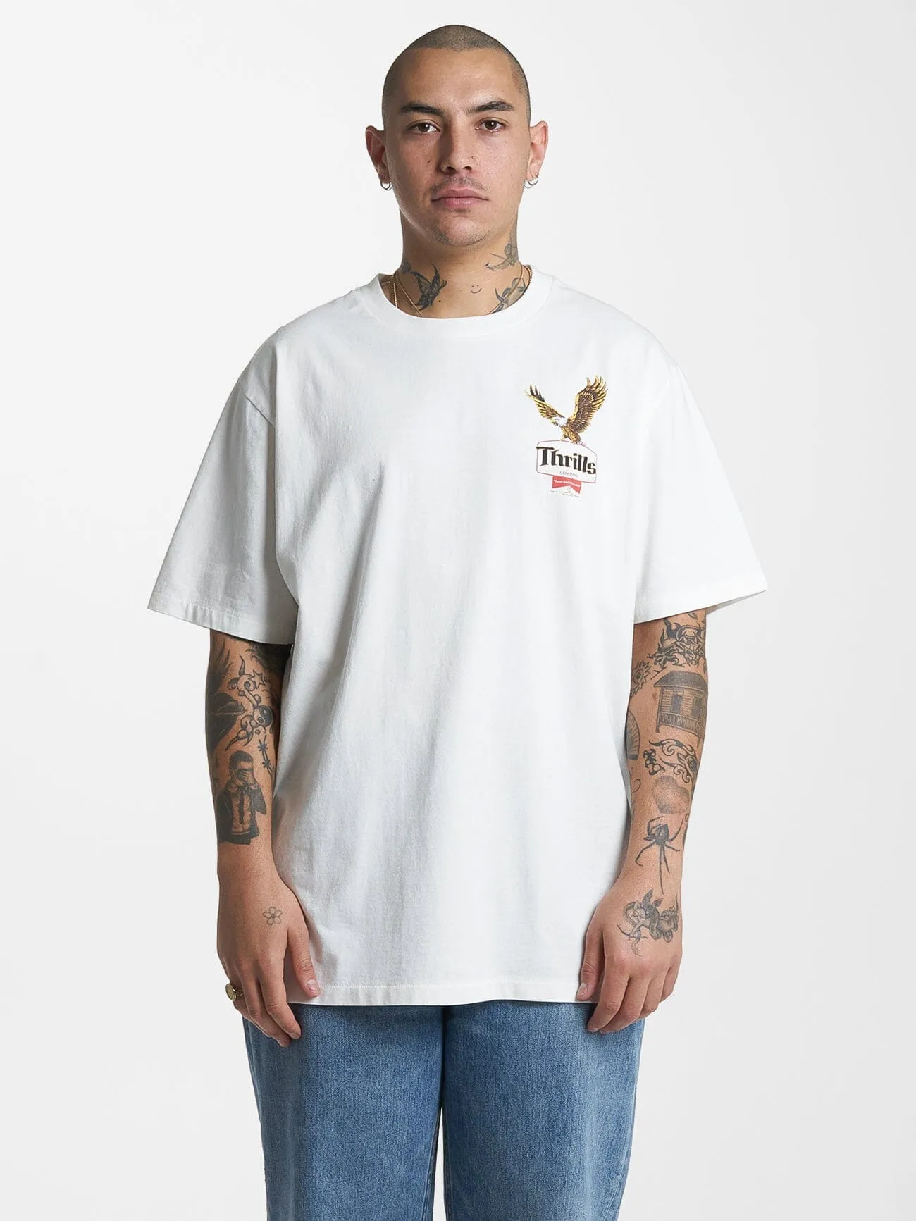 Unbreakable Merch Fit Tee - Dirty White sold by Thrills