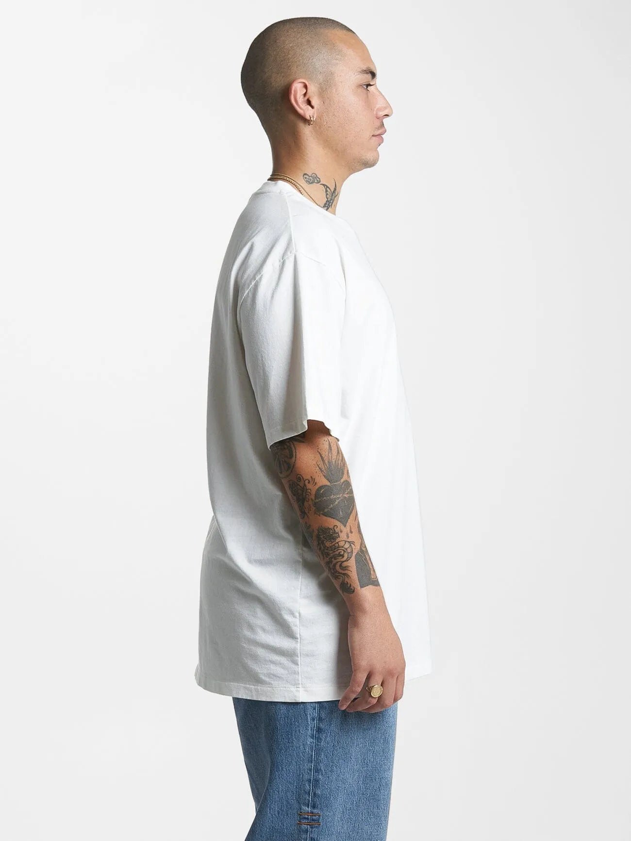 Unbreakable Merch Fit Tee - Dirty White sold by Thrills product image thumbnail 4