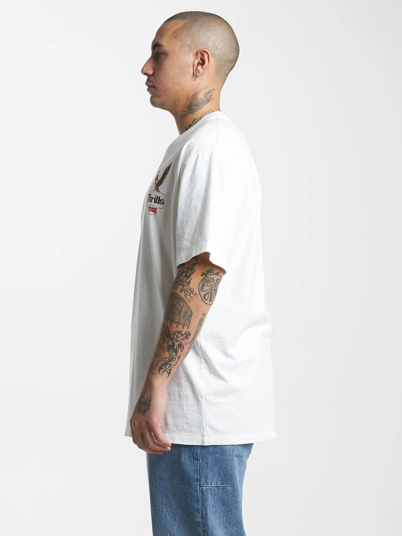 Unbreakable Merch Fit Tee - Dirty White sold by Thrills product image thumbnail 3