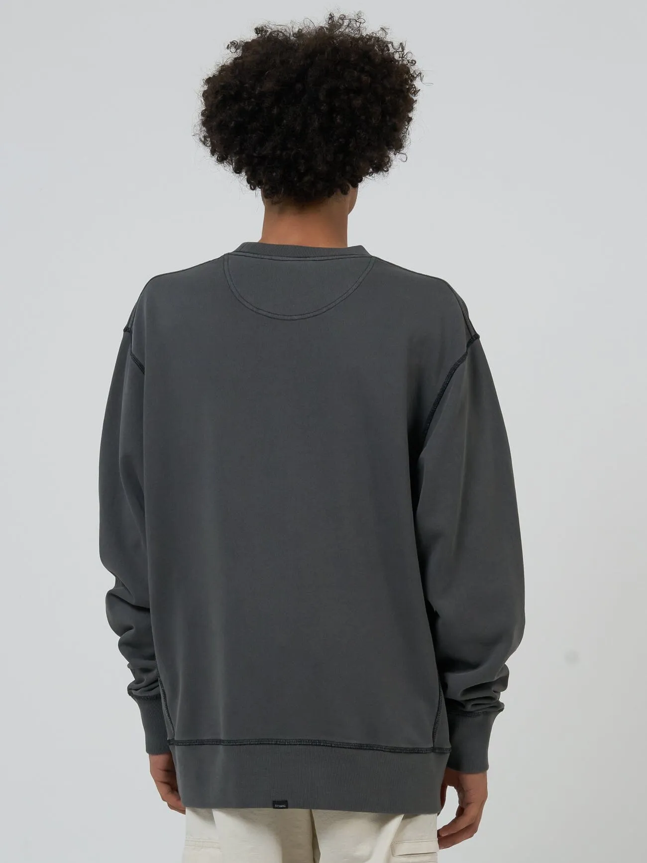 Minimal Thrills Oversize Crew - Merch Black sold by Thrills product image thumbnail 2