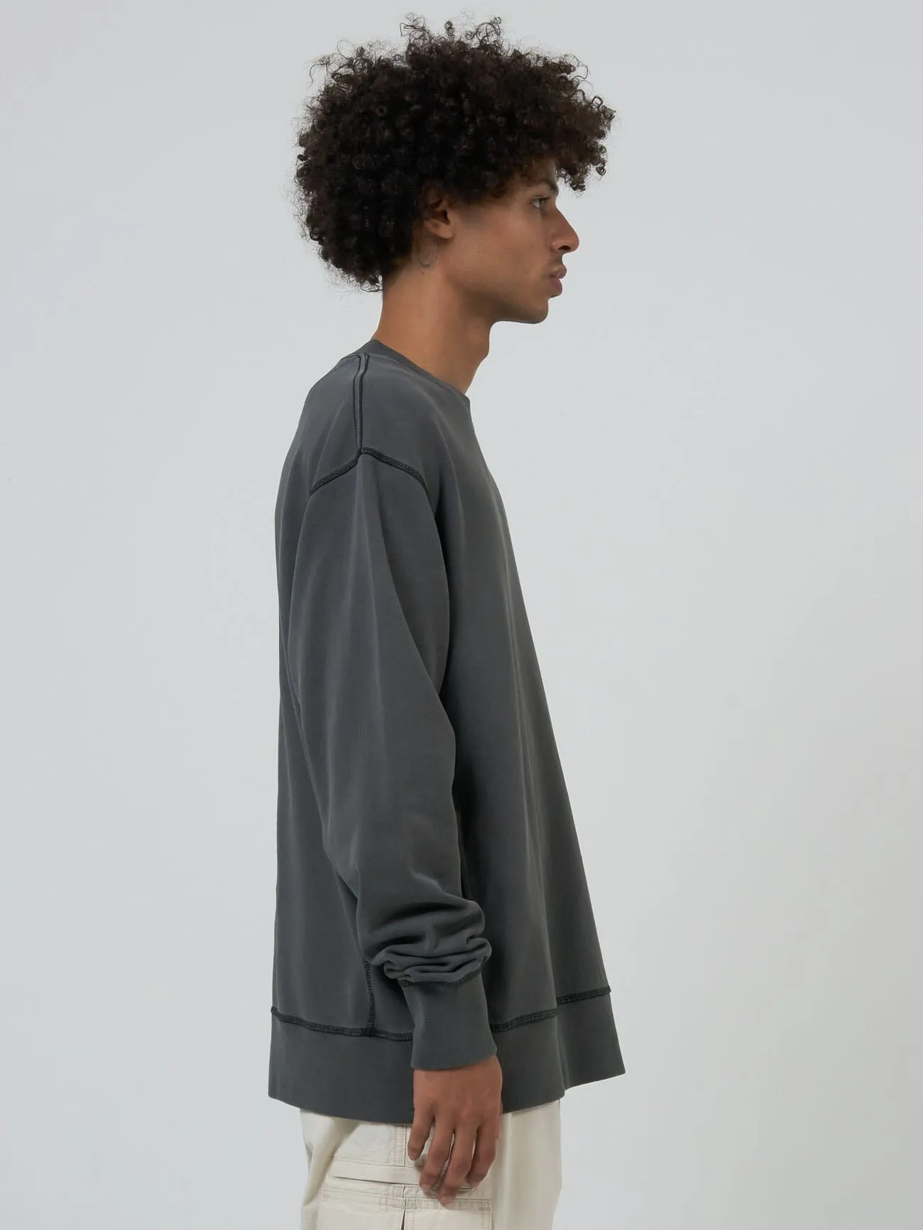 Minimal Thrills Oversize Crew - Merch Black sold by Thrills product image thumbnail 3
