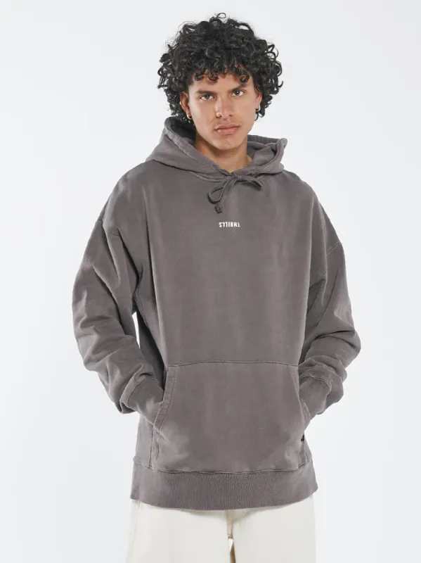 Minimal Thrills Slouch Pull On Hood - Plum sold by Thrills