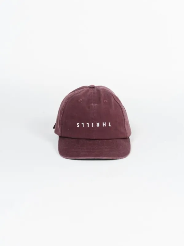 Minimal Thrills Cap - Blood Red sold by Thrills