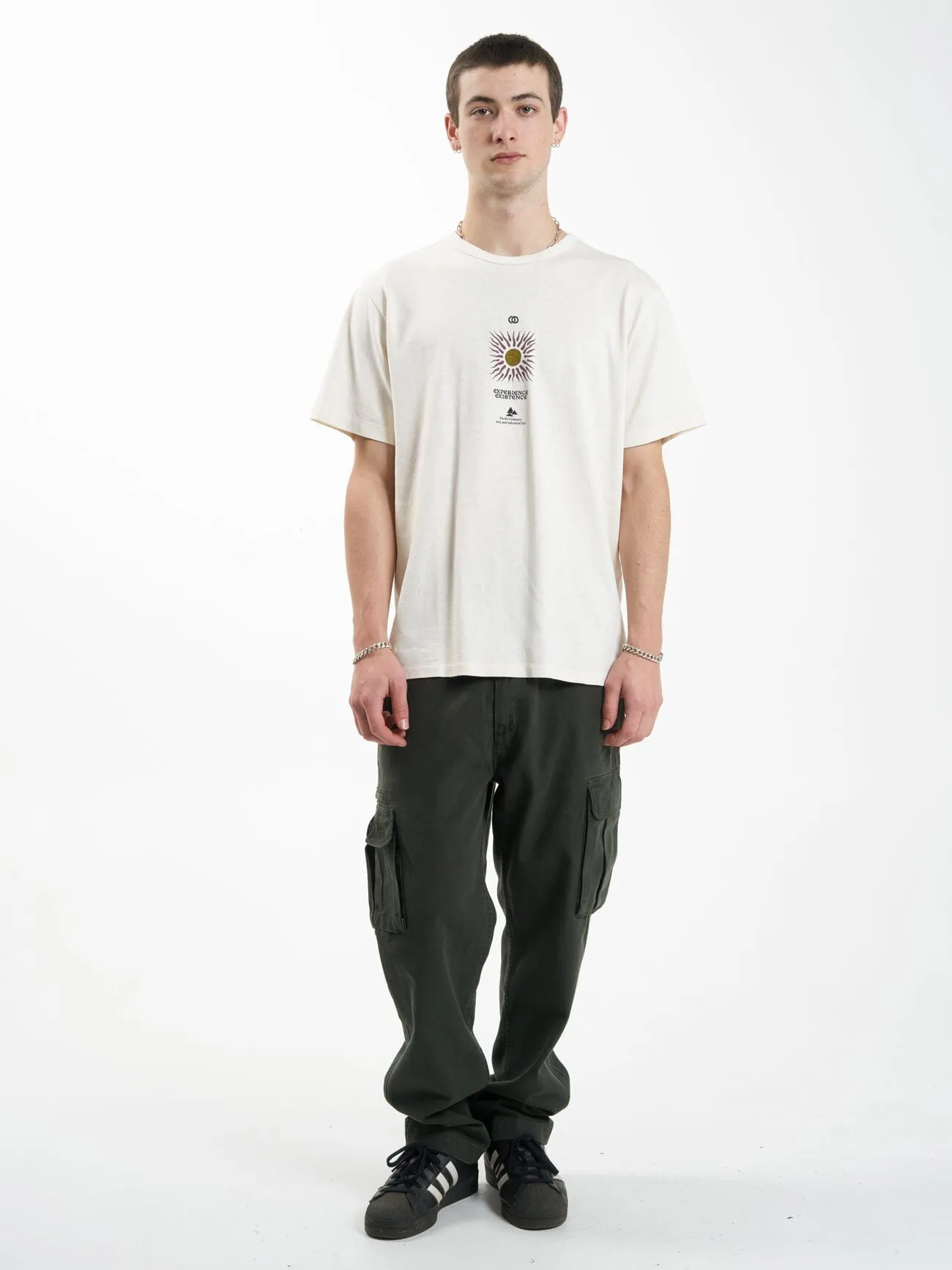 Hemp Experience Existence Merch Fit Tee - Heritage White sold by Thrills product image thumbnail 5