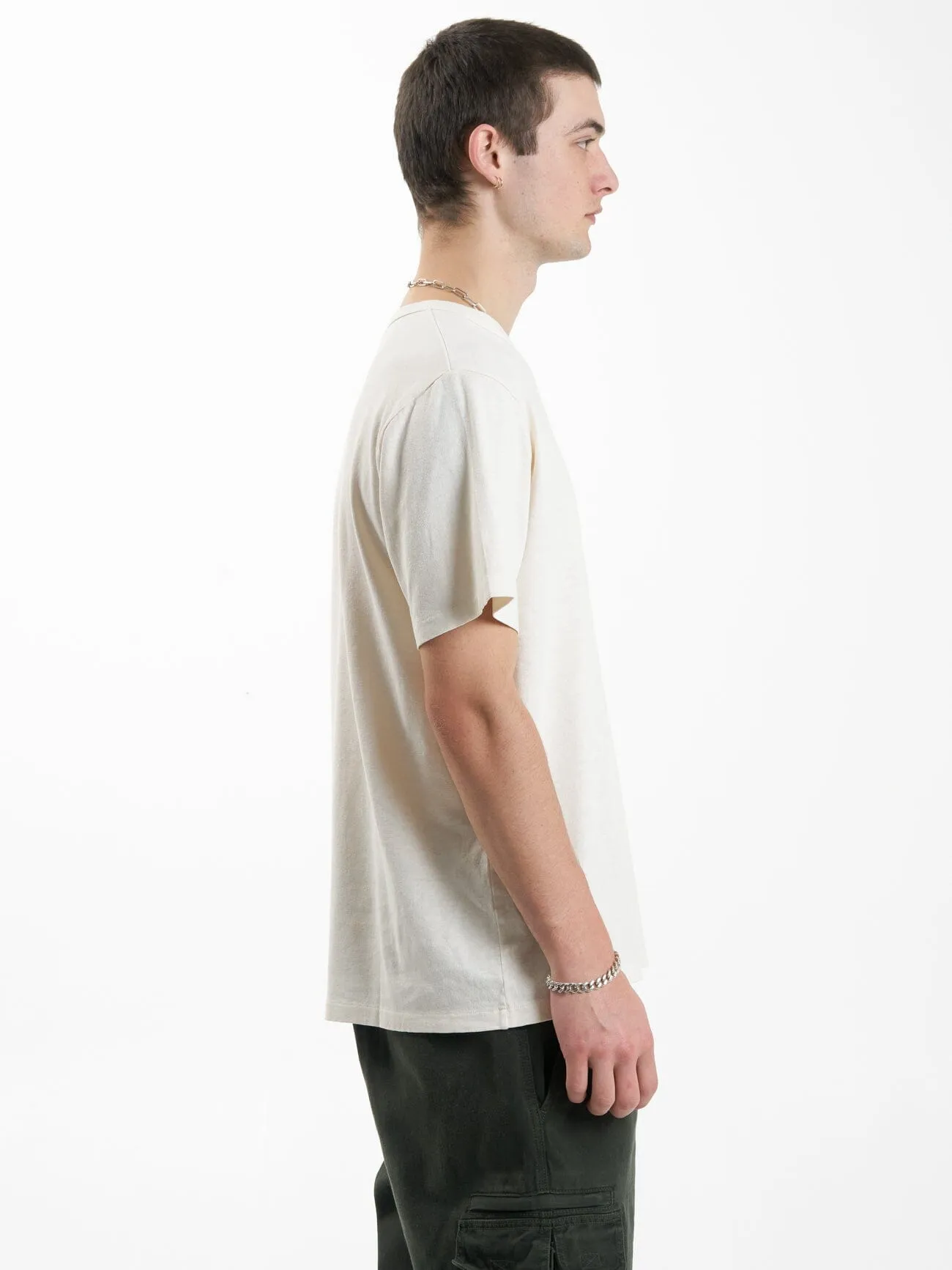 Hemp Experience Existence Merch Fit Tee - Heritage White sold by Thrills product image thumbnail 4