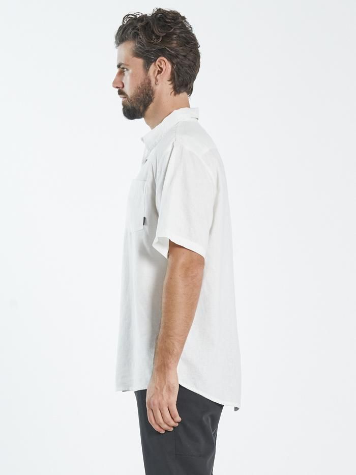 Hemp Minimal Thrills Short Sleeve Shirt - Dirty White sold by Thrills product image thumbnail 4